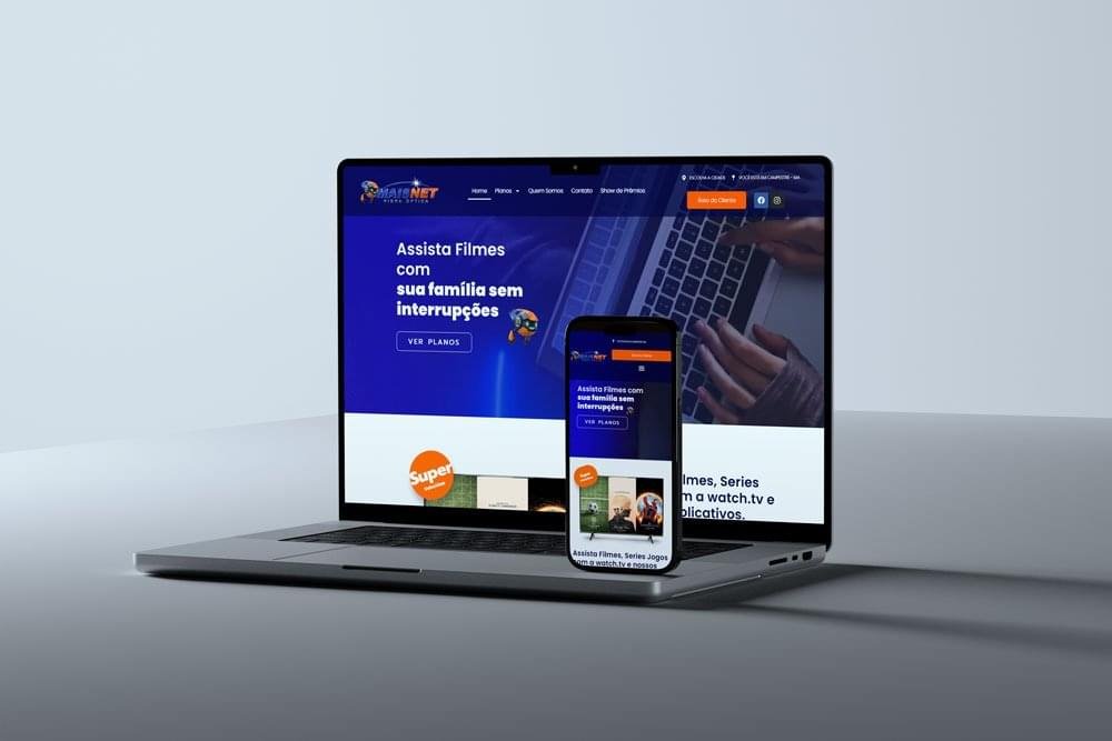 Site de Provedor de Internet