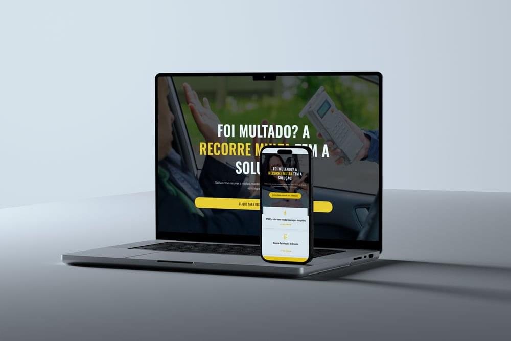 Landing Page Advocacia de Trânsito