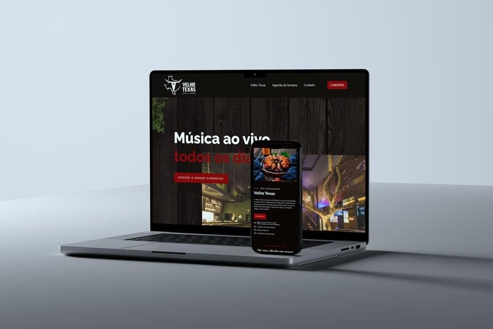 Landing Page Bar e Restaurante